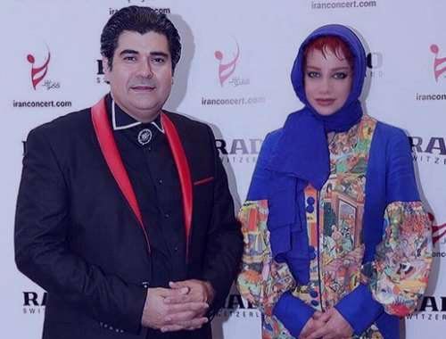 مدگردی به سبک شراره رخام در لس آنجلس | مدل مانتو و بستن شال