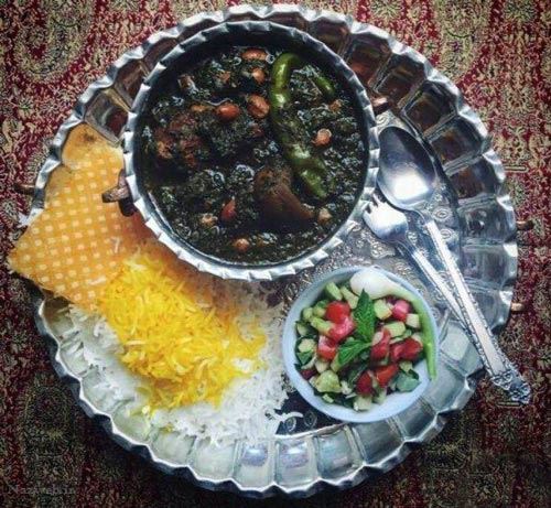 سبزهای ویژه خورش قورمه سبزی مجلسی + دستور تهیه و تزئین