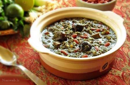 سبزهای ویژه خورش قورمه سبزی مجلسی + دستور تهیه و تزئین