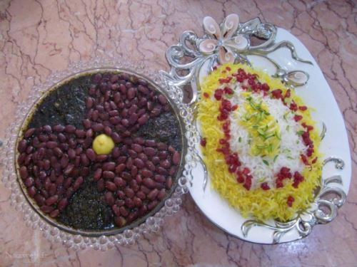 سبزهای ویژه خورش قورمه سبزی مجلسی + دستور تهیه و تزئین