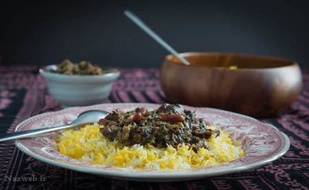 سبزهای ویژه خورش قورمه سبزی مجلسی + دستور تهیه و تزئین