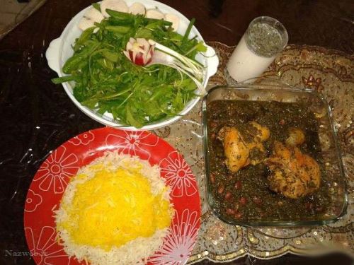 سبزهای ویژه خورش قورمه سبزی مجلسی + دستور تهیه و تزئین