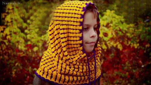 آموزش تصویری بافت شال رینگی و کلاه زیگزاگی
