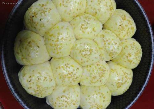 دستور تهیه فطایر و امورایس شکم پر کره ای خیلی خوشمزه