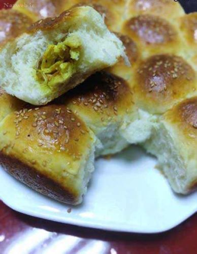 دستور تهیه فطایر و امورایس شکم پر کره ای خیلی خوشمزه