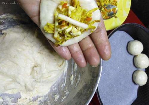 دستور تهیه فطایر و امورایس شکم پر کره ای خیلی خوشمزه