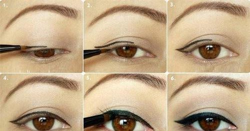 مدل خط چشم بر اساس فرم چشم/ آموزش تصویری