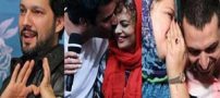تصاویر بازیگران و رفتارهای عجیب مقابل میلیون ها بیننده