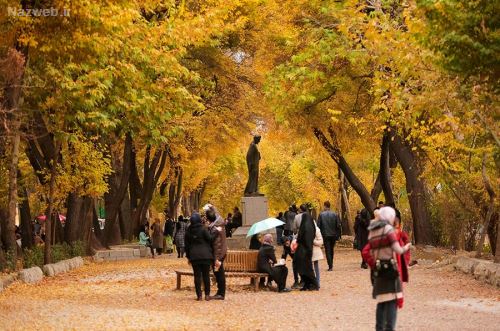 تصاویر زیباترین پاییز رویایی ایران در اصفهان / پاییز بکر wow