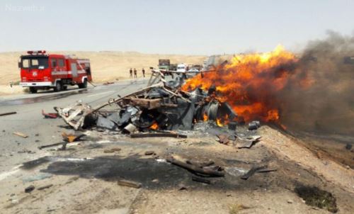 خاکستر شدن توپخانه ارتش اصفهان / تصاویر تعداد کشته ها