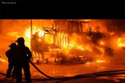 خاکستر شدن توپخانه ارتش اصفهان / تصاویر تعداد کشته ها