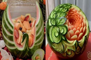 تزئین هندوانه شب یلدا؛ شب چله ای عروس/ 40 مدل تزئین هندوانه تزئین هندوانه شب یلدا؛ شب چله ای عروس/ 40 مدل تزئین هندوانه