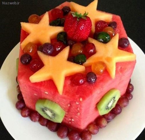 تزئین هندوانه شب یلدا؛ شب چله ای عروس/ 40 مدل تزئین هندوانه
