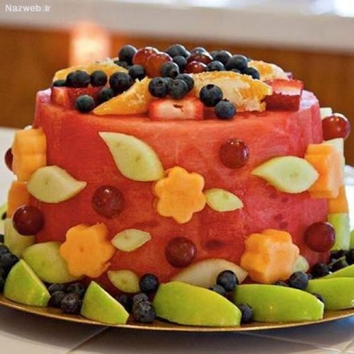 تزئین هندوانه شب یلدا؛ شب چله ای عروس/ 40 مدل تزئین هندوانه