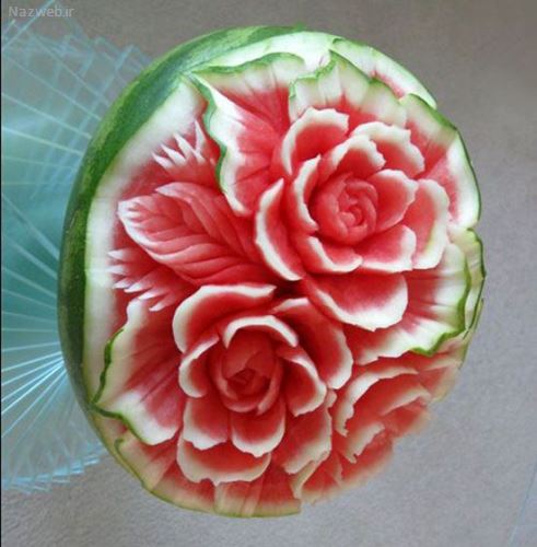 تزئین هندوانه شب یلدا؛ شب چله ای عروس/ 40 مدل تزئین هندوانه