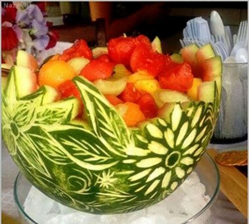 تزئین هندوانه شب یلدا؛ شب چله ای عروس/ 40 مدل تزئین هندوانه