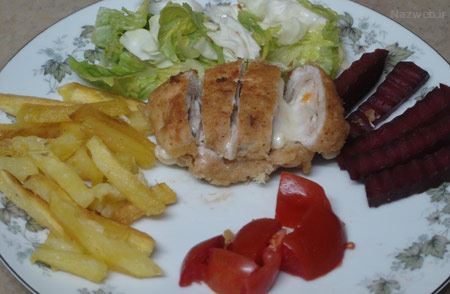 فینگر فود؛ طرز تهیه چیکن کوردن بلو و کسرول کوردن بلو