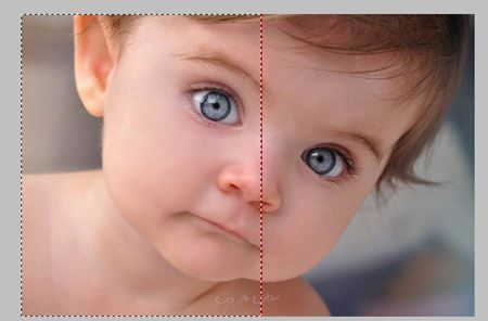 آموزش تصویری فتوشاپ؛ رتوش و شطرنجی کردن عکس