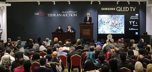 حراج 34 میلیارد تومانی هنرمندان در تهران رکورد زد + تصاویر و آثار