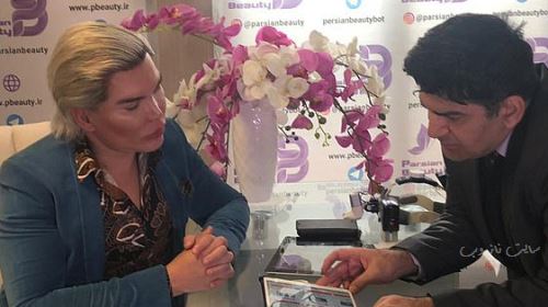 پسر عروسکی و باربی برای 7 عمل زیبایی به ایران آمد + تصاویر