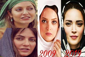 تصاویر داغ چالش بازیگران در #عکس ده سال پیش تصاویر داغ چالش بازیگران در #عکس ده سال پیش