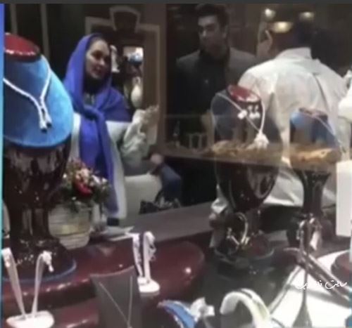 اولین تصاویر همسر الهام حمیدی توسط پاپاراتزی های ایران