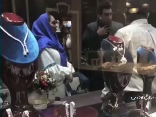 اولین تصاویر همسر الهام حمیدی توسط پاپاراتزی های ایران