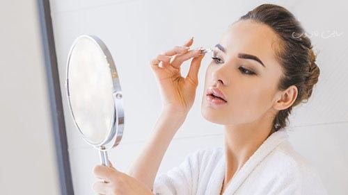 آموزش آرایش و اصلاح ابرو مناسب فرم صورت با تصویر