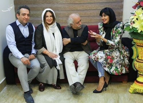 تصاویر دیدنی بازیگران 142؛ هم آغوشی عباس جمشیدی و پنبه