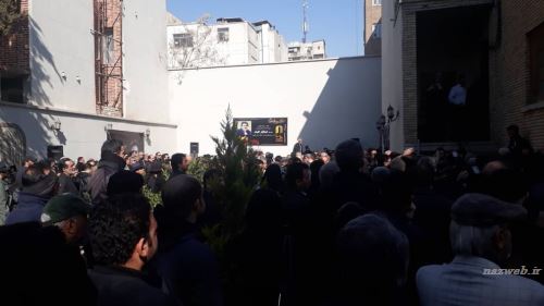 تصاویر غم انگیز مراسم وداع و خاکسپاری خشایار الوند