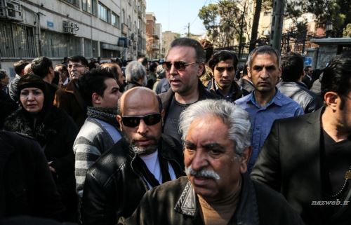 تصاویر غم انگیز مراسم وداع و خاکسپاری خشایار الوند
