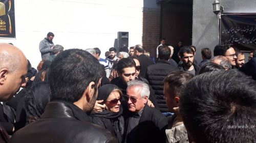 تصاویر غم انگیز مراسم وداع و خاکسپاری خشایار الوند