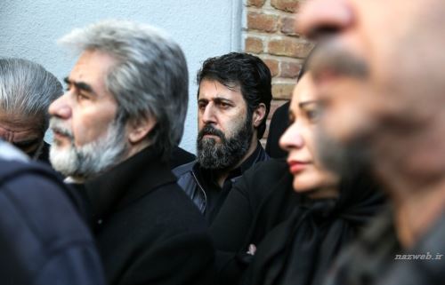 تصاویر غم انگیز مراسم وداع و خاکسپاری خشایار الوند
