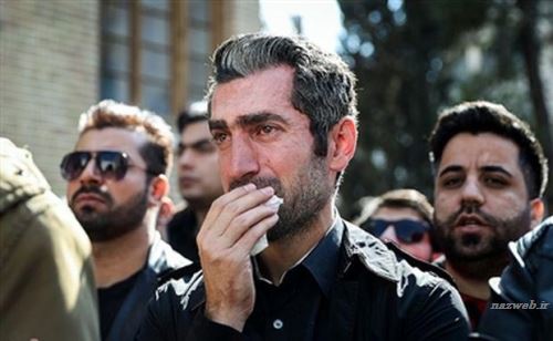تصاویر غم انگیز مراسم وداع و خاکسپاری خشایار الوند