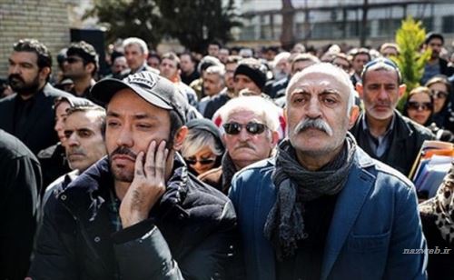 تصاویر غم انگیز مراسم وداع و خاکسپاری خشایار الوند
