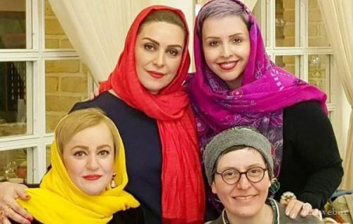 سلفی و عکس بازیگران با تیپ و مدل مانتوهای جدید