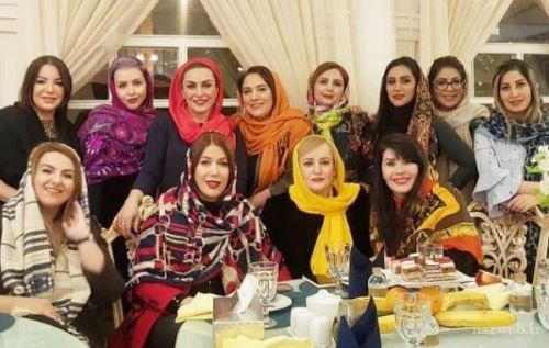 سلفی و عکس بازیگران با تیپ و مدل مانتوهای جدید
