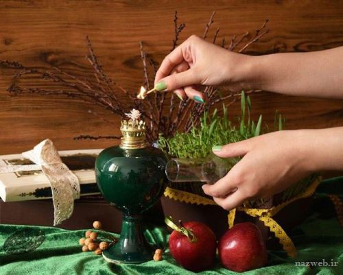 جدیدترین تزئین سفره 7سین 98؛ تزئین تخم مرغ و تنگ ماهی 1398