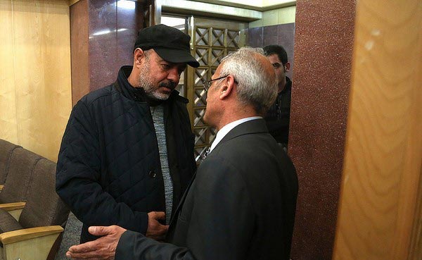 مراسم هفت مرحوم خشایار الوند با حضور بازیگران