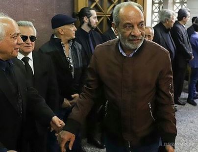 مراسم هفت مرحوم خشایار الوند با حضور بازیگران