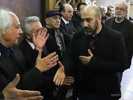 مراسم هفت مرحوم خشایار الوند با حضور بازیگران