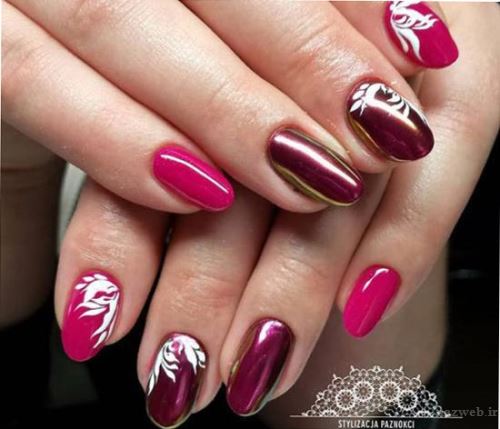 بیش از 100 مدل دیزاین بهاری ناخن ویژه نوروز و رنگ سال
