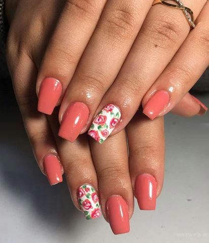 بیش از 100 مدل دیزاین بهاری ناخن ویژه نوروز و رنگ سال