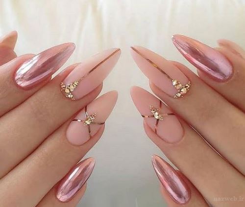 بیش از 100 مدل دیزاین بهاری ناخن ویژه نوروز و رنگ سال