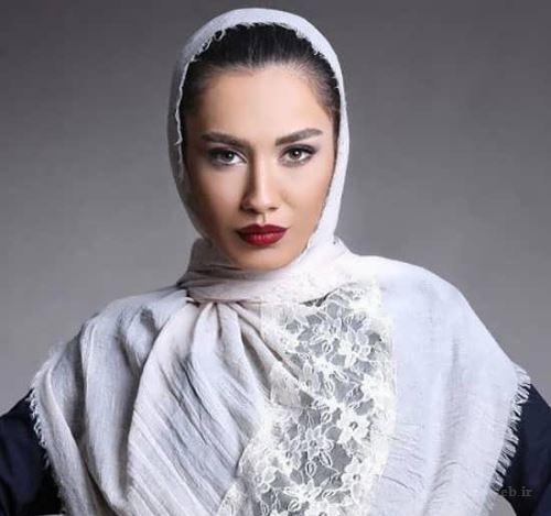 مدل گره مجلسی شال و روسری 98 ست با رنگ مو، مانتو