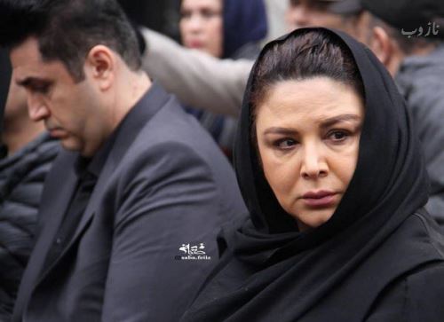 تصاویر غمگین چهره ها در مراسم ختم مرحوم جمشید مشایخی
