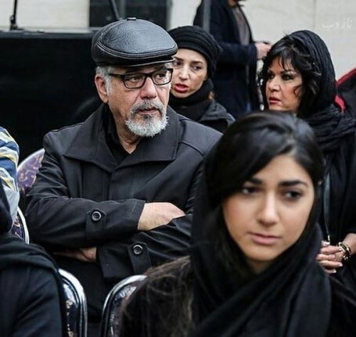تصاویر غمگین چهره ها در مراسم ختم مرحوم جمشید مشایخی