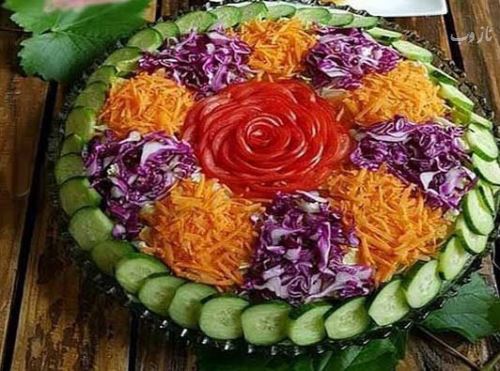 زیباترین مدل تزئین های لاکچری و مجلسی سالاد فصل