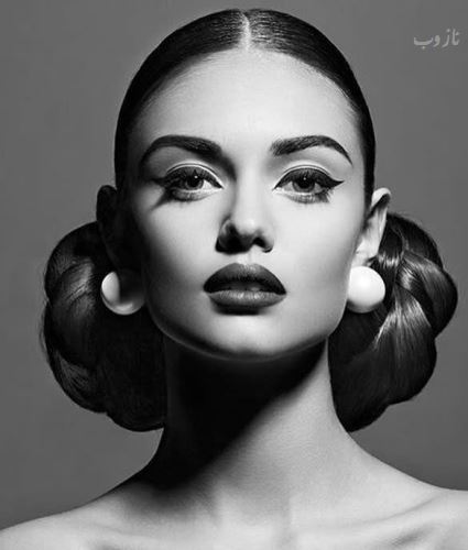زیباترین زنان سیاه قلم/ مدل و ایده های نقاشی چهره