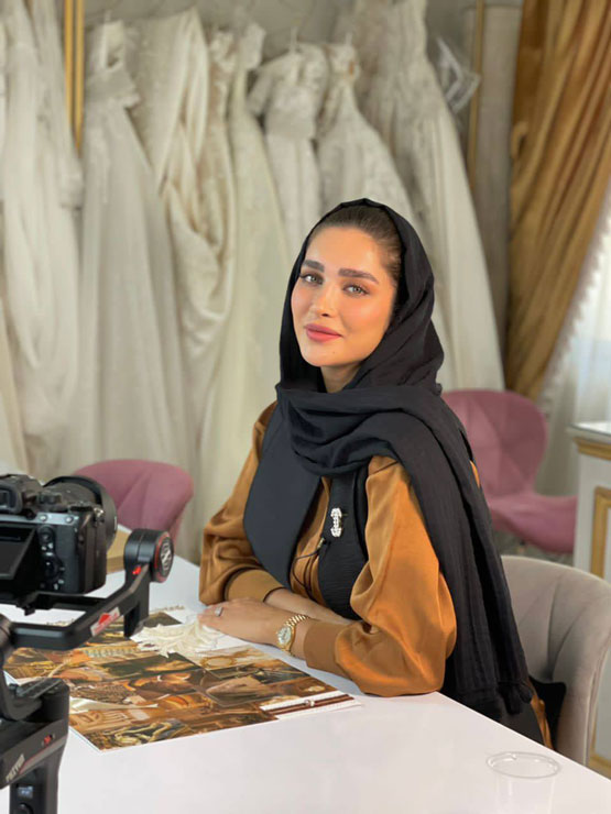 عکس های داغ آناشید حسینی مدلینگ عروس سفیر ایران